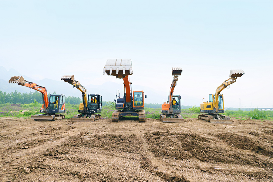 挖掘機操作工實訓2