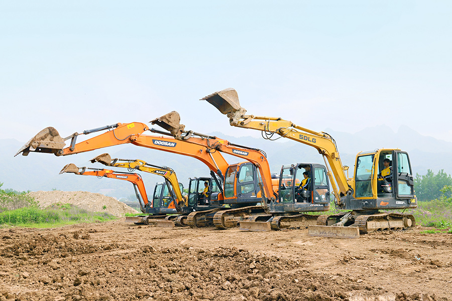 挖掘機操作工實訓3