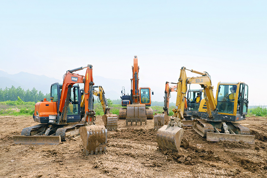 挖掘機操作工實訓5